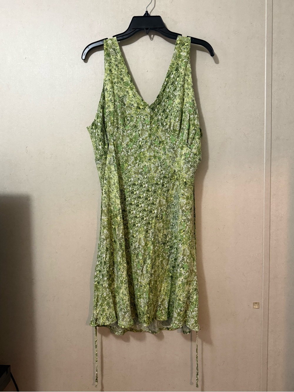 Wild Fable Green Floral Mini Dress | XXL | Cottagecore Boho Spring Summer